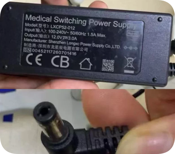 *Brand NEW*Medical Switching Power Supply Compatible with Longxingchen 12V 3A Round-Tip Power Adapter (Model L *Brand NEW*Medical Switching Power Supply Compatible with Longxingchen 12V 3A Round-Tip Power Adapter (Model L